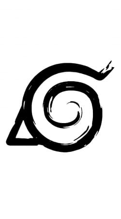 coque Konoha Symbol Grunge art