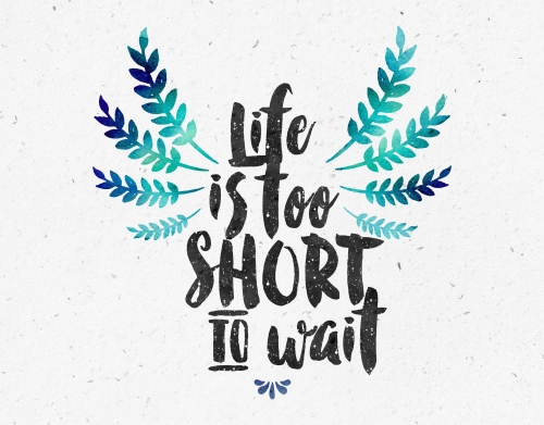 coque Life's too short to wait