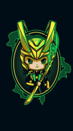 coque Loki Portrait
