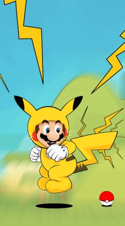 coque Mario mashup Pikachu Impact-hoo!