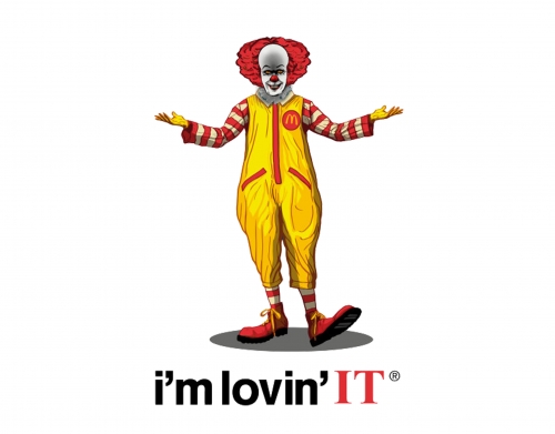 coque Mcdonalds Im lovin it - Clown Horror