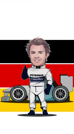 coque MiniRacers: Nico Rosberg - Mercedes Formula One Team
