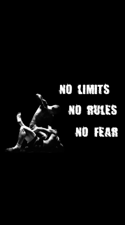 coque MMA No Limits No Rules No Fear