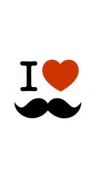 coque I Love Moustache