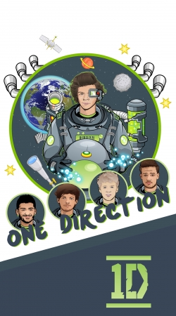coque Outer Space Collection: One Direction 1D - Harry Styles