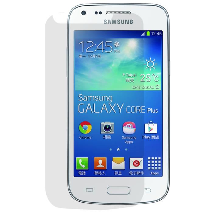 acheter Pack de 2 films de protection Samsung Galaxy Core Plus G3500 anti rayures