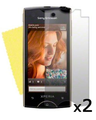 acheter Pack de 2 films de protections Sony Ericsson Xperia Ray