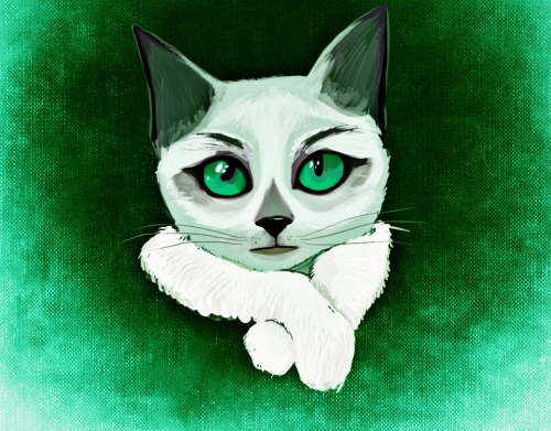 coque Painting Cat