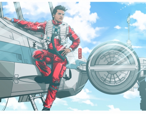 coque Pilot Poe Wing Manga Episode VII