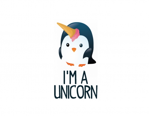 coque Pingouin wants to be unicorn