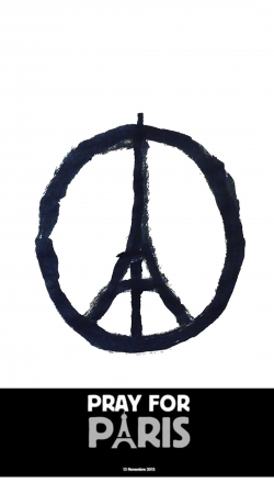 coque Pray For Paris - Tour Eiffel
