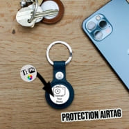 Protection AirTag avec porte-clés