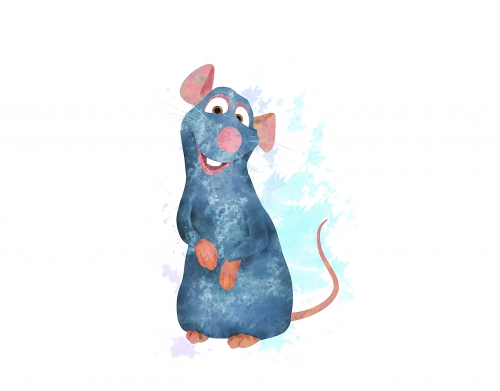 coque Ratatouille Watercolor
