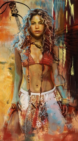coque Shakira Painting