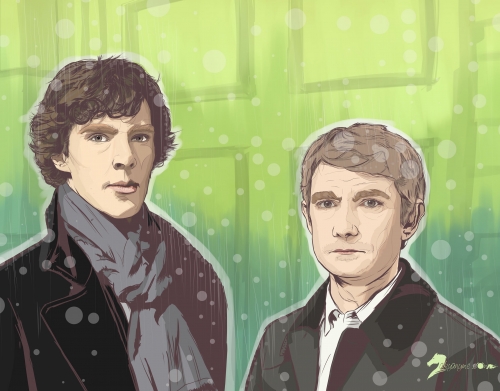 coque Sherlock and Watson