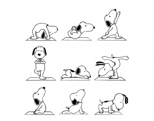 coque Snoopy Yoga