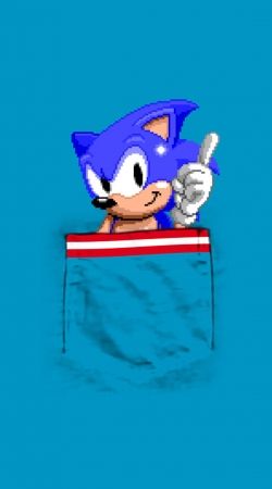 coque Sonic in the pocket