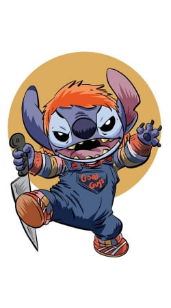 coque Stitch X Chucky Halloween