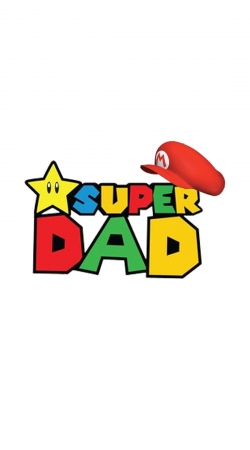 coque Super Dad Mario humour