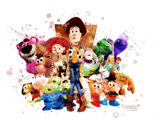 coque Toy Story Watercolor