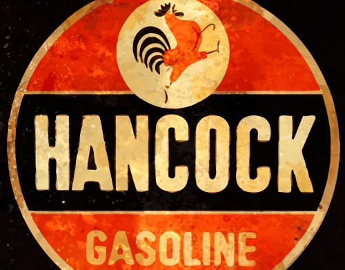 coque Vintage Gas Station Hancock