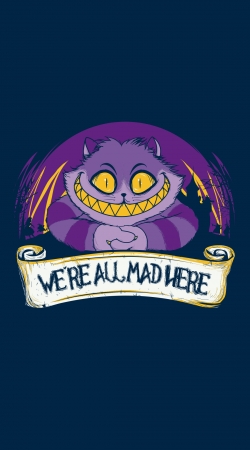 coque We're all mad here