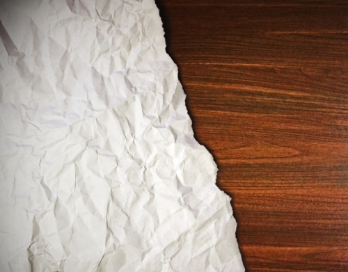 coque Wooden Crumbled Paper