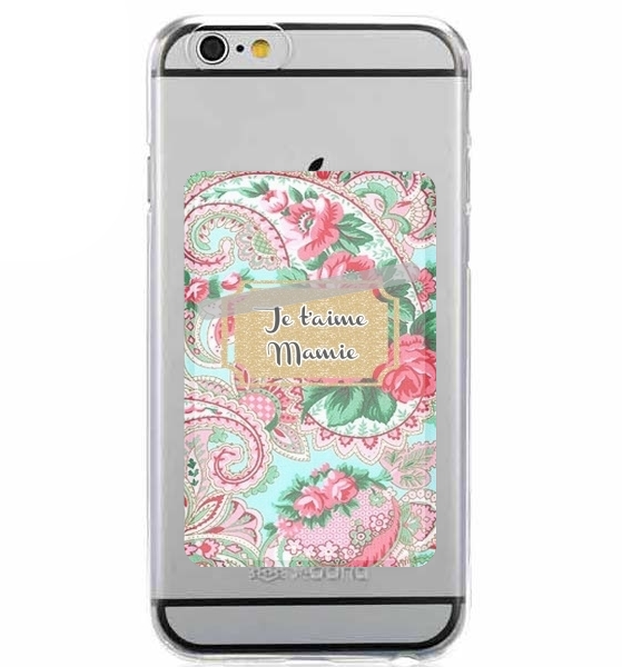 Slot Floral Old Tissue - Je t'aime Mamie 