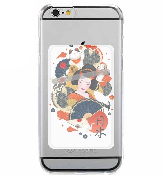 Slot Japanese geisha surrounded with colorful carps 