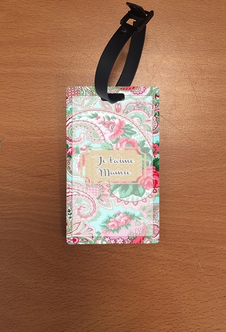 Portaindirizzo Floral Old Tissue - Je t'aime Mamie 