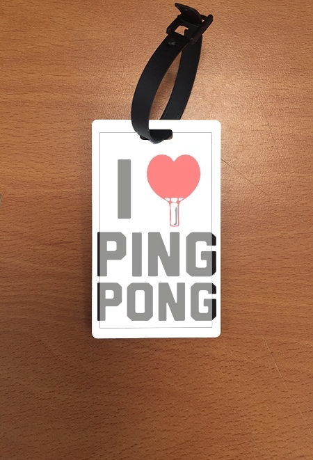 Portaindirizzo I love Ping Pong 