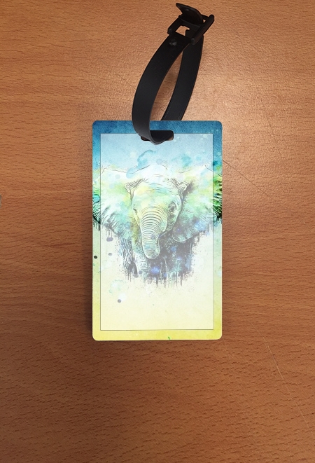 Portaindirizzo watercolor elephant 