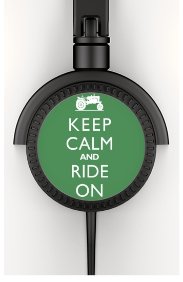 Cuffie Keep Calm And ride on Tractor 