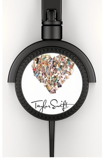 Cuffie Taylor Swift Love Fan Collage signature 