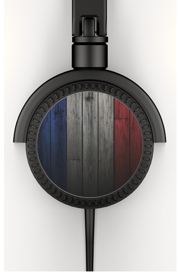 Cuffie Wooden French Flag 