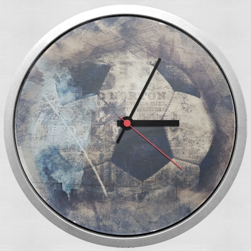 Orologio Abstract Blue Grunge Soccer 
