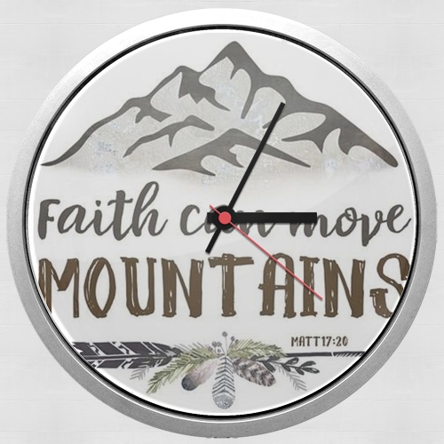 Orologio Faith can move montains Matt 17v20 Bible Blessed Art 
