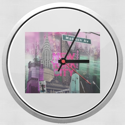 Orologio New York City II [pink] 