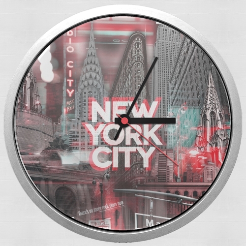 Orologio New York City II [red] 