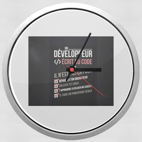 Orologio Un developpeur ecrit du code Stop 