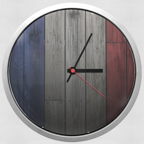 Orologio Wooden French Flag 