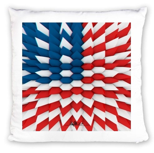 cuscino 3D Poly USA flag 