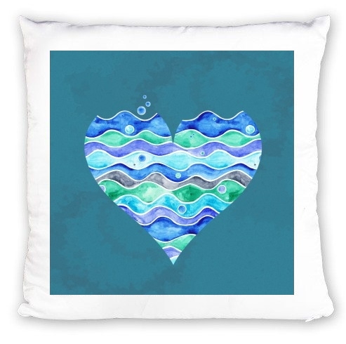 cuscino A Sea of Love (blue) 