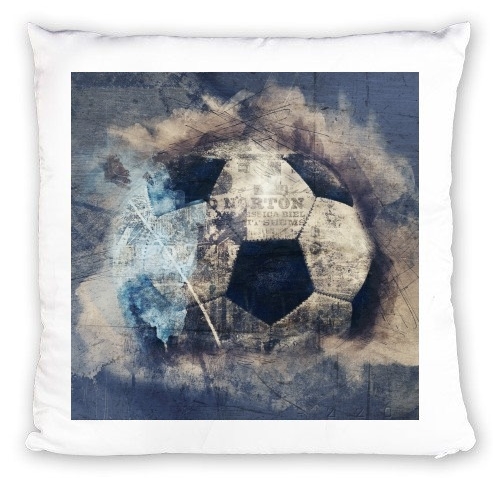 cuscino Abstract Blue Grunge Soccer 
