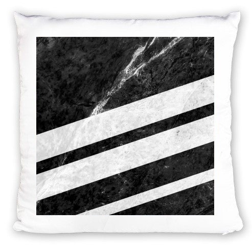 cuscino Black Striped Marble 