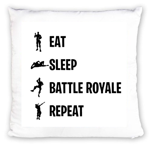 cuscino Eat Sleep Battle Royale Repeat 