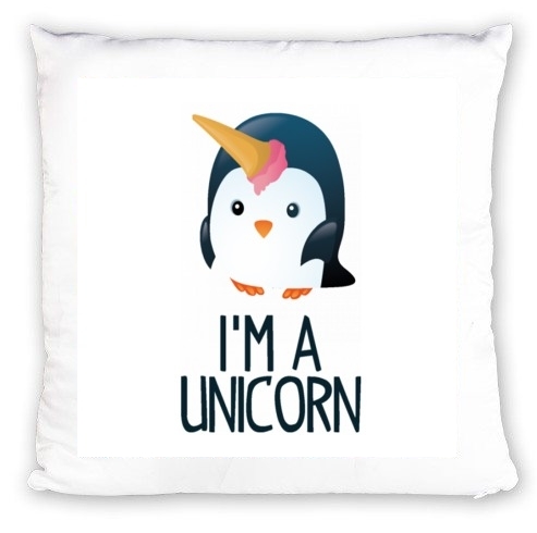 cuscino Pingouin wants to be unicorn 