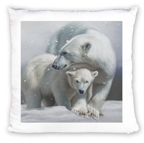 cuscino Polar bear family 