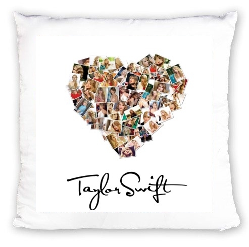 cuscino Taylor Swift Love Fan Collage signature 