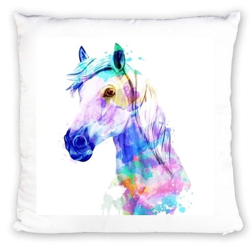 cuscino watercolor horse 